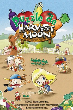 Puzzle de Harvest Moon (USA) screen shot title